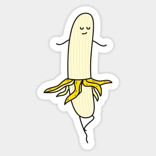 Funny banana dancers Sticker